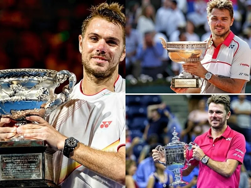 Ba chức vô địch Grand Slam tại Australian Open, Roland Garros và US Open giúp Stan Wawrinka khẳng định vị thế đặc biệt trong lịch sử quần vợt.